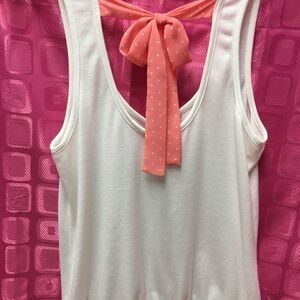 NWT LILY ROSE MEDIUM SIZE TANK W/cute bow in back!